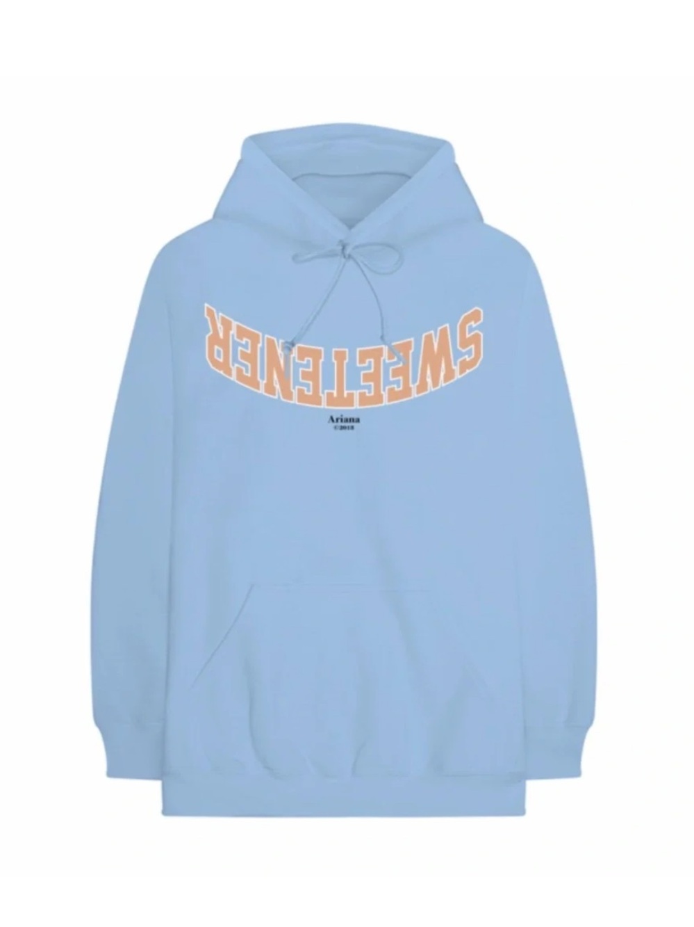 Ariana Grande Sweetener X Nicopanda Carolina Blue Hoodie